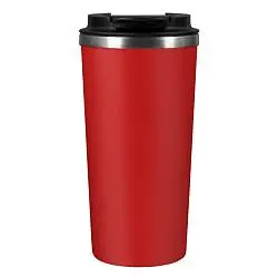 Термокружка вакуумная Палермо (Palermo), серая, гладкая поверхность