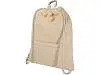 Шерпа рюкзак со шнурком из переработанной шерпы GRS объемом 9 л, бежевый