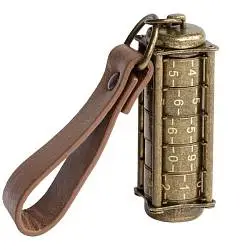 Флешка «Криптекс»®, ver.2, флешка: 6,5х2х2 см, мешочек: 10х6,7х0,5 см, упаковка: диаметр 4,7 см, высота 10,1 см