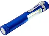 Карманный фонарик Stix с зажимом, оснащен бескорпусным чипом и магнитным держателем, синий