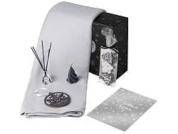 Подарочный набор Re:Home с пледом, свечой и диффузором