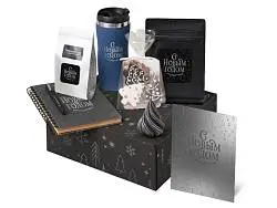 Подарочный набор Re:Charge с термокружкой, кофе и блокнотом