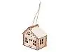 Подвеска с подсветкой домик (с мерцающей свечкой)