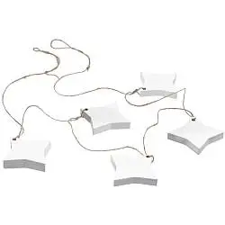 Гирлянда Yule, длина гирлянды: 90 см; звезда: 6 см