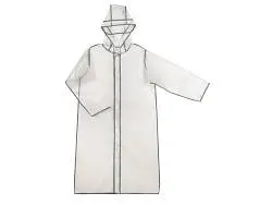 Дождевик светоотражающий Providence c чехлом, унисекс