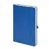 Бизнес-блокнот "Justy", 130*210 мм, темно-синий,  тв. обложка,  резинка 7 мм, блок-линейка