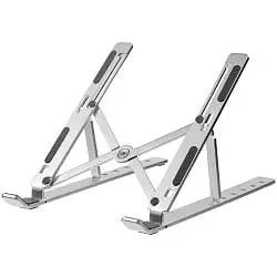 Подставка для ноутбука и планшета Scaffold, 16,5x1,4x24 см; в сложении 4,7x1,4x24 см; мешочек: 25x7 см; упаковка: 27,5x6,5x3,2 см