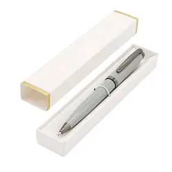 Ручка Betty в коробке Cradle белой с позолотой