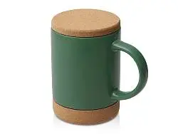Кружка с пробковым дном и крышкой Корк & Бон