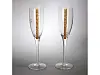 Бокалы для шампанского с кристаллами Swarovski Chinelli