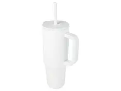 Герметичная термокружка Brady с силиконовой трубочкой, переработанная сталь, 900 мл