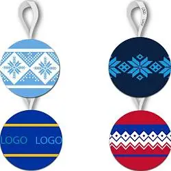 Елочный шар Pallina на заказ, 8 см