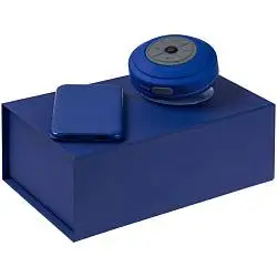 Набор Good Vibrations, аккумулятор: 12,3х7х1 см; колонка: 9x9x5,5 см; коробка: 23,5х14,5х9 см