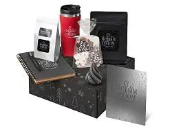 Подарочный набор Re:Charge с термокружкой, кофе и блокнотом