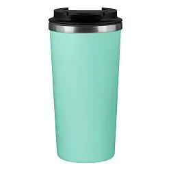 Термокружка вакуумная Палермо (Palermo), серая, гладкая поверхность