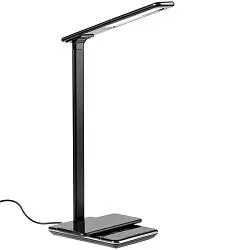 Настольная лампа с беспроводной зарядкой Power Spot, основание 17,5х11,3х2см, высота 37,5 см; упаковка: 46,5х15х5 см