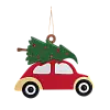 Ёлочная игрушка Машинка (синий)