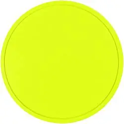 Лейбл из ПВХ Dzeta Round, L, 5х5х0,2 см