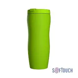 Термостакан "Монтана", покрытие soft touch, 0,4 л., черный