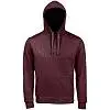 Толстовка унисекс Spencer, бордовый меланж, размер XS