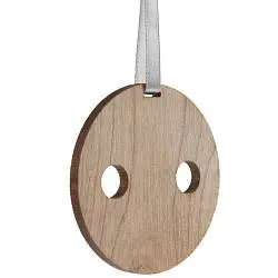 Деревянная подвеска Carving, 6,5х6,5х0,4 см; конверт: 9,8х9,8 см