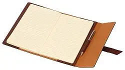 Бизнес-блокнот А5 с клапаном Fabrizio с ручкой