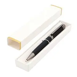 Ручка Senator в коробке Cradle белой с позолотой