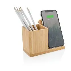 Док-станция Calgary Bamboo с подставкой для ручек