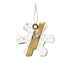 Ёлочная игрушка Снежинка 