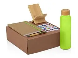 Набор Wooden с бутылкой, блокнотом, ручкой и подставкой для телефона