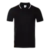 Рубашка поло мужская 04T_Чёрный (20) (4XL/58)