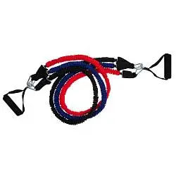 Набор трубчатых эспандеров Gym Team, 20х20х15 см; длина эспандеров в пределах 110-115 см