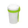 Ланч-бокс Cereal to go Green Line с ложкой (салатовый)