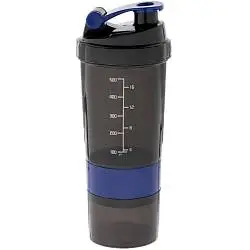 Спортивный шейкер Tonus, в собранном виде: 9х9х25 см; в поставке: 9х9х17,5 см