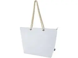 Пляжная сумка-холодильник Panama GRS из переработанных материалов с ручками-шнурками