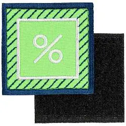 Шеврон на липучке «Финансы» на заказ, 5х5 см