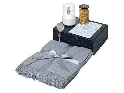 Подарочный набор Re:Snug с пледом, увлажнителем и попкорном