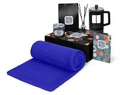 Подарочный набор Re:y. Vive с пледом, френч-прессом и кофе