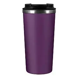 Термокружка вакуумная Палермо (Palermo), серая, гладкая поверхность