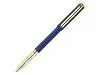 Ручка пластиковая шариковая Parliament, 0,7 мм, синие чернила, черный/золотистый