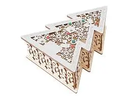 Шкатулка из фанеры в виде елки Firytale