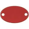 Шильдик металлический Alfa Oval, 1,5х2,5 см