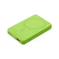 Внешний аккумулятор Ларго PD (Largo PD) 5000mAh с функцией беспроводной зарядки 15W, синий