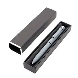 Ручка Espada в коробке Cradle чёрной с серебристым