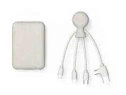 Внешний аккумулятор BioPack c кабелем Mr. Bio, 5000 mAh