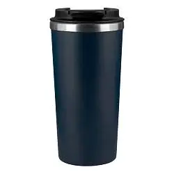 Термокружка вакуумная Палермо (Palermo), серая, гладкая поверхность